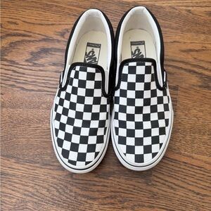 COPY - Vans women’s size 7.5 checkerboard slip on’s